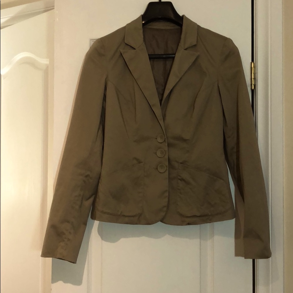 Khaki tan casual blazer
